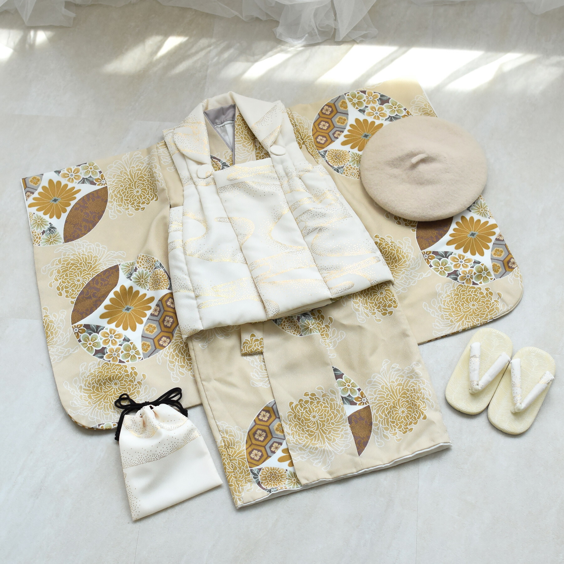 楽天市場】【レンタル】【ひよこ商店 七五三 着物 3歳 男の子 被布