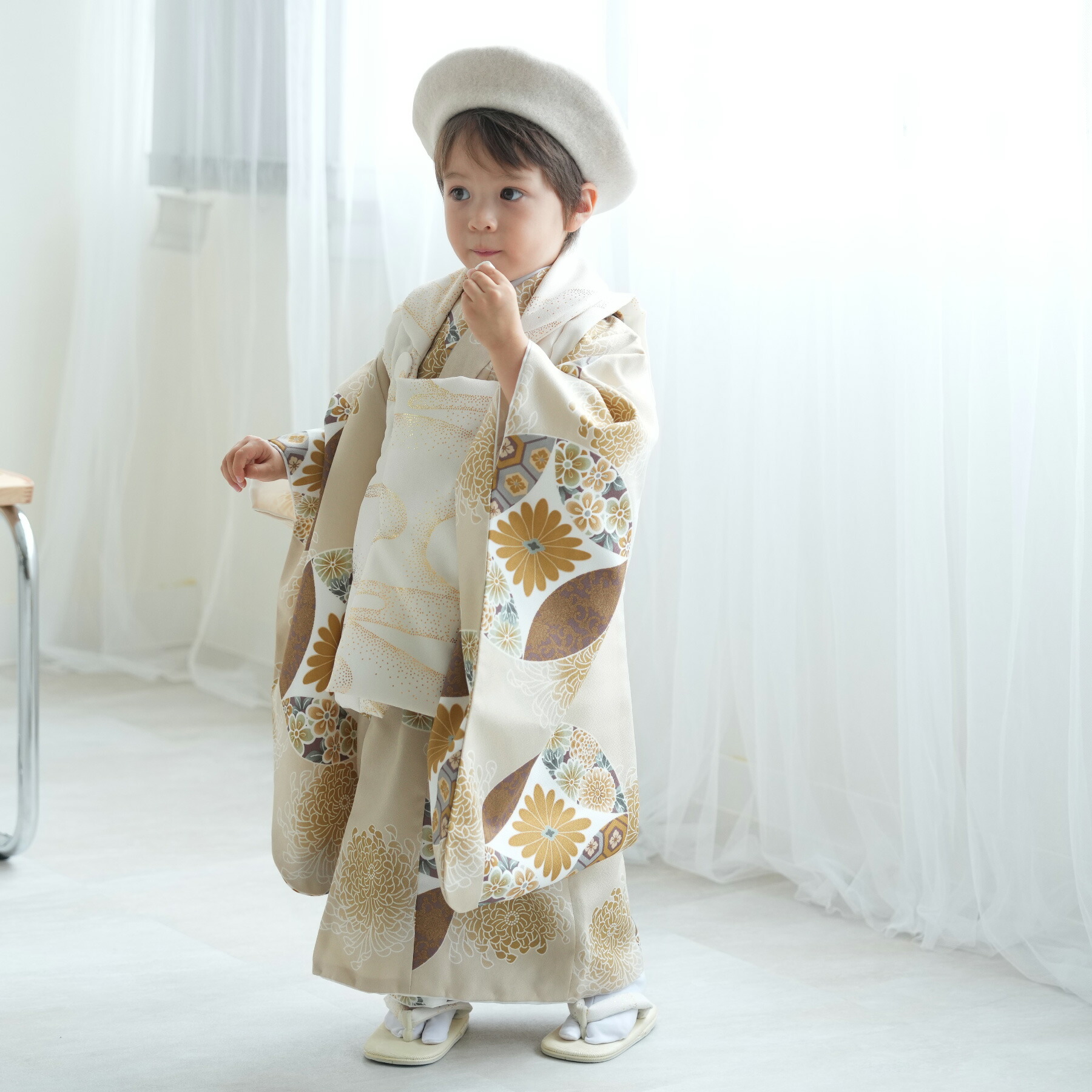 楽天市場】【レンタル】【ひよこ商店 七五三 着物 3歳 男の子 被布