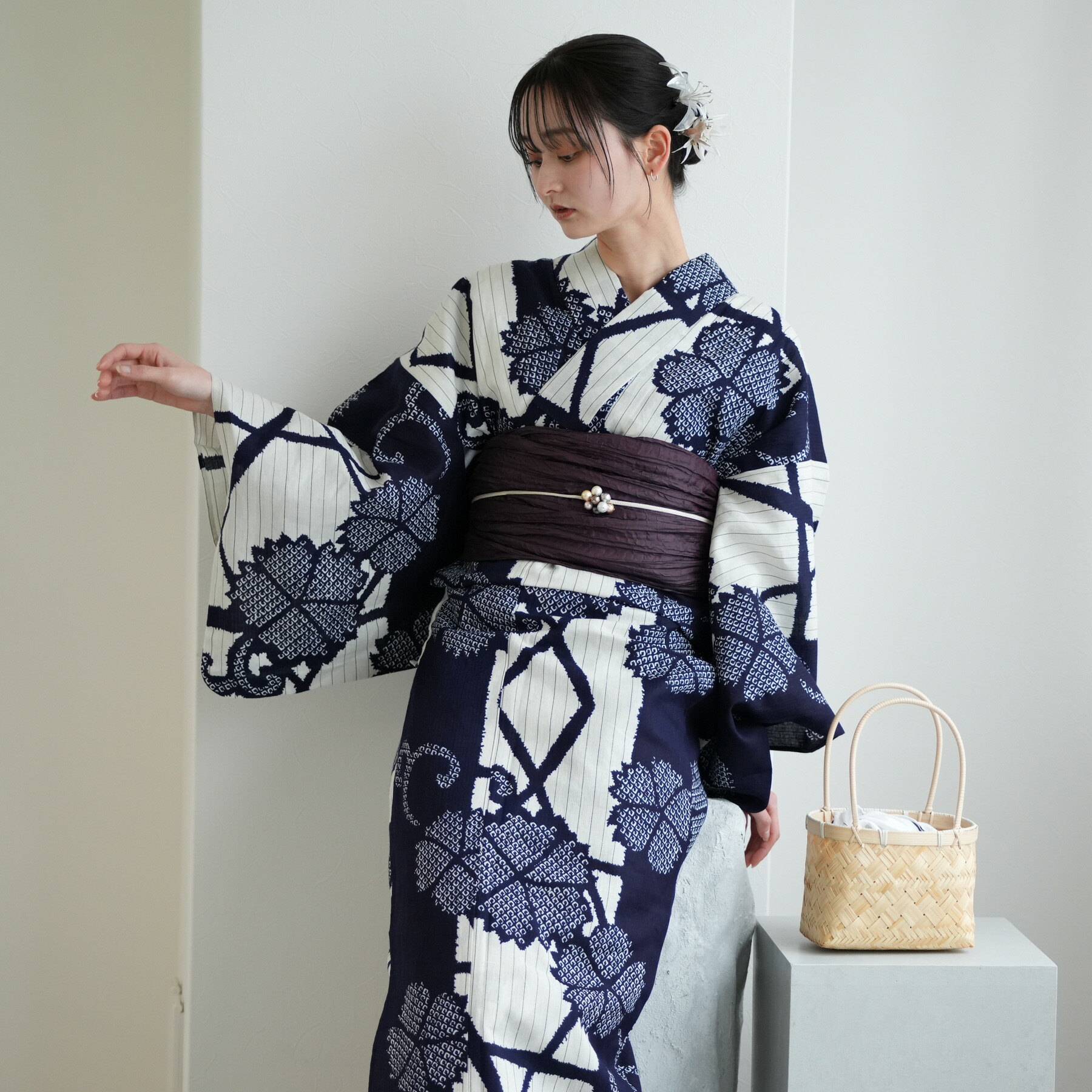 楽天市場 | utatane - 浴衣（撫子柄）