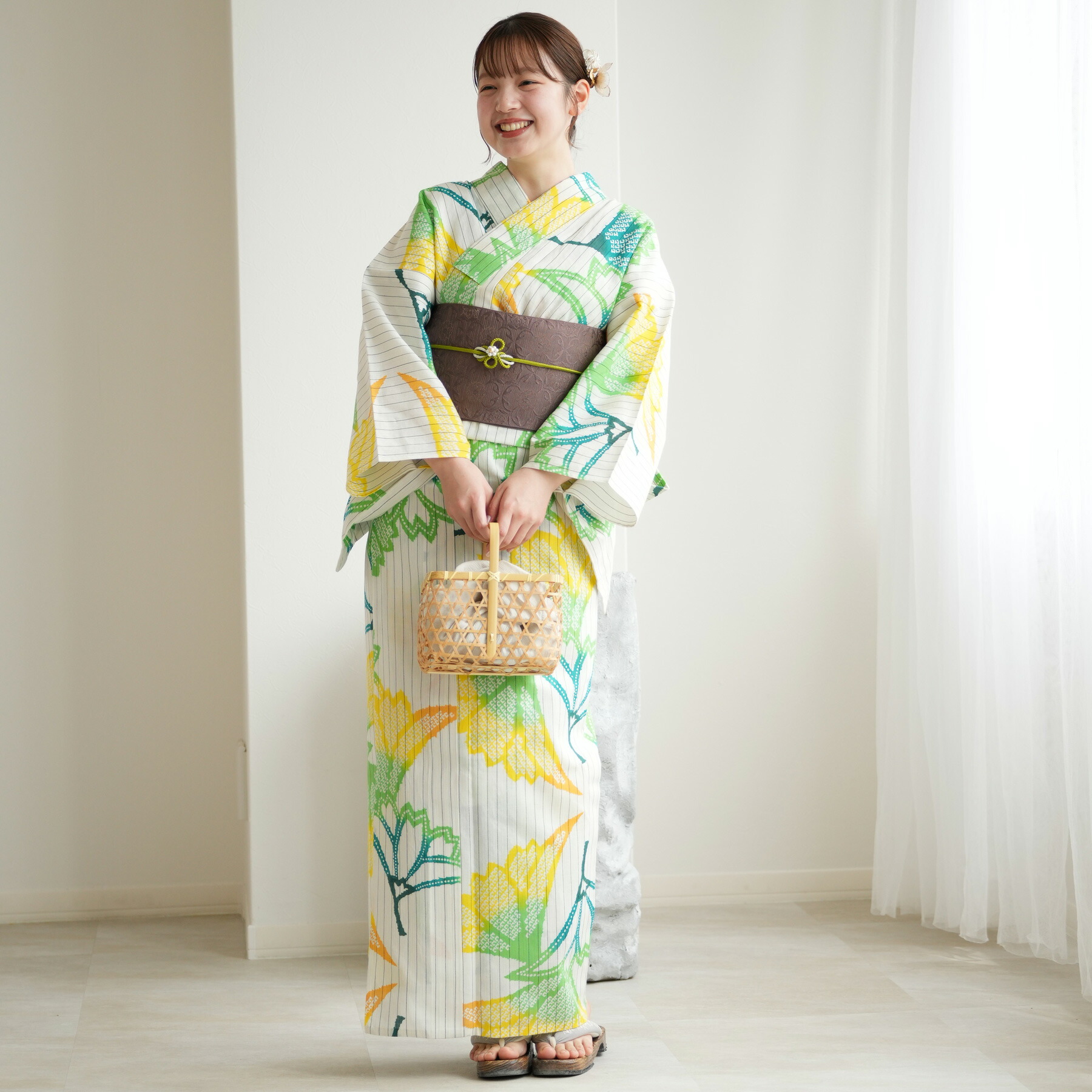 楽天市場】レモン 柄 浴衣（アイテム数（着物・浴衣セット）3点）の通販