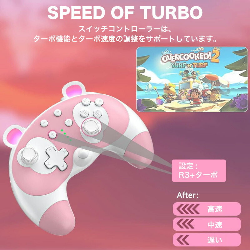 楽天市場】switch コントローラー プロコン pink ジョイコン スイッチ