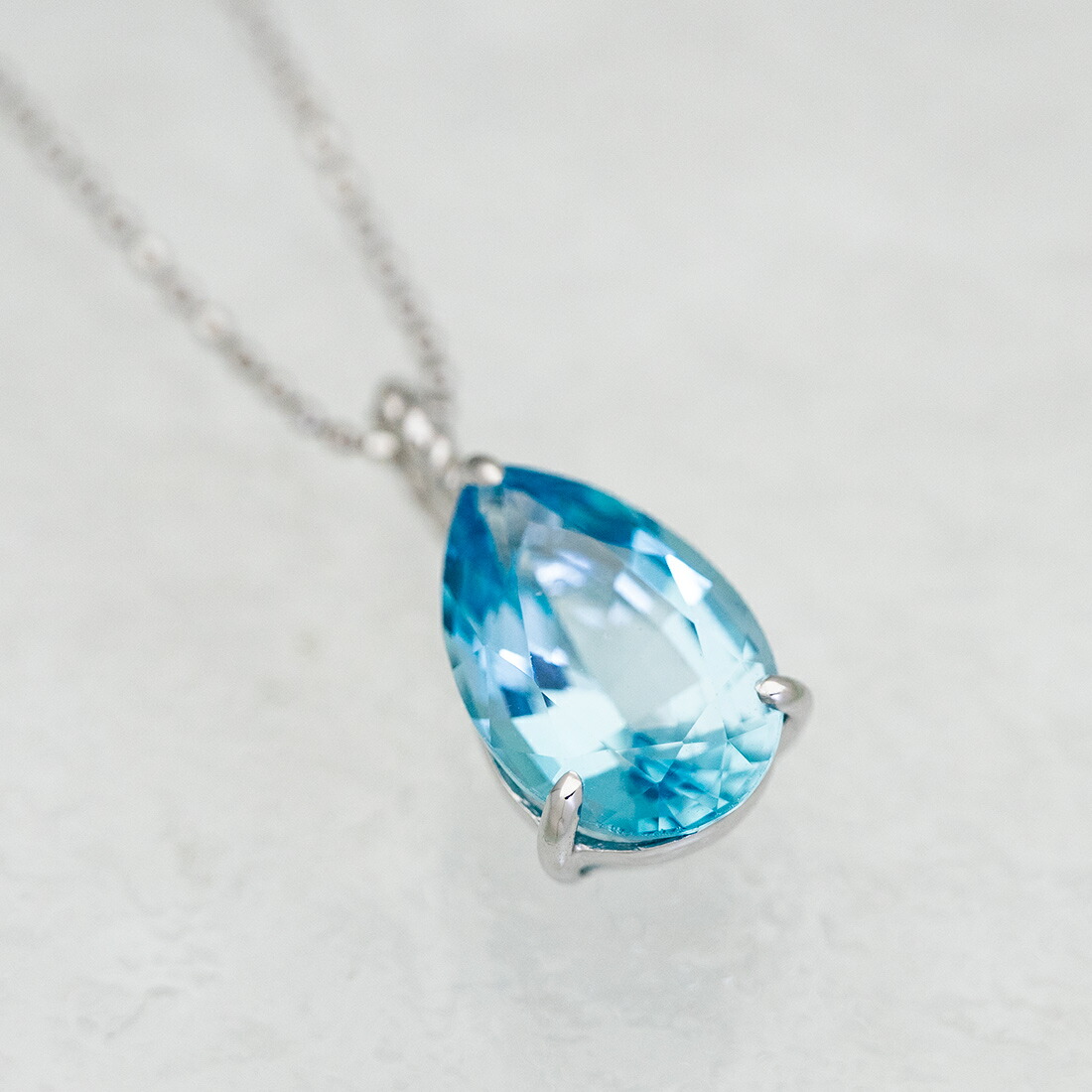 楽天市場】ペンダントトップ ブルートパーズ ゴールド K10 プラチナ900