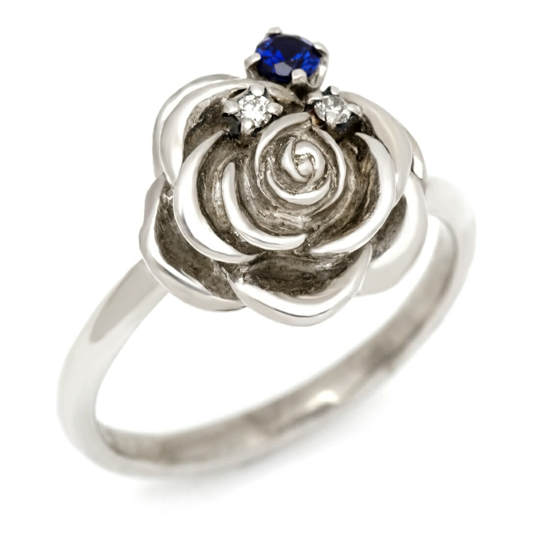 楽天市場】K18 バースストーン ローズ リング 「la vie en rose