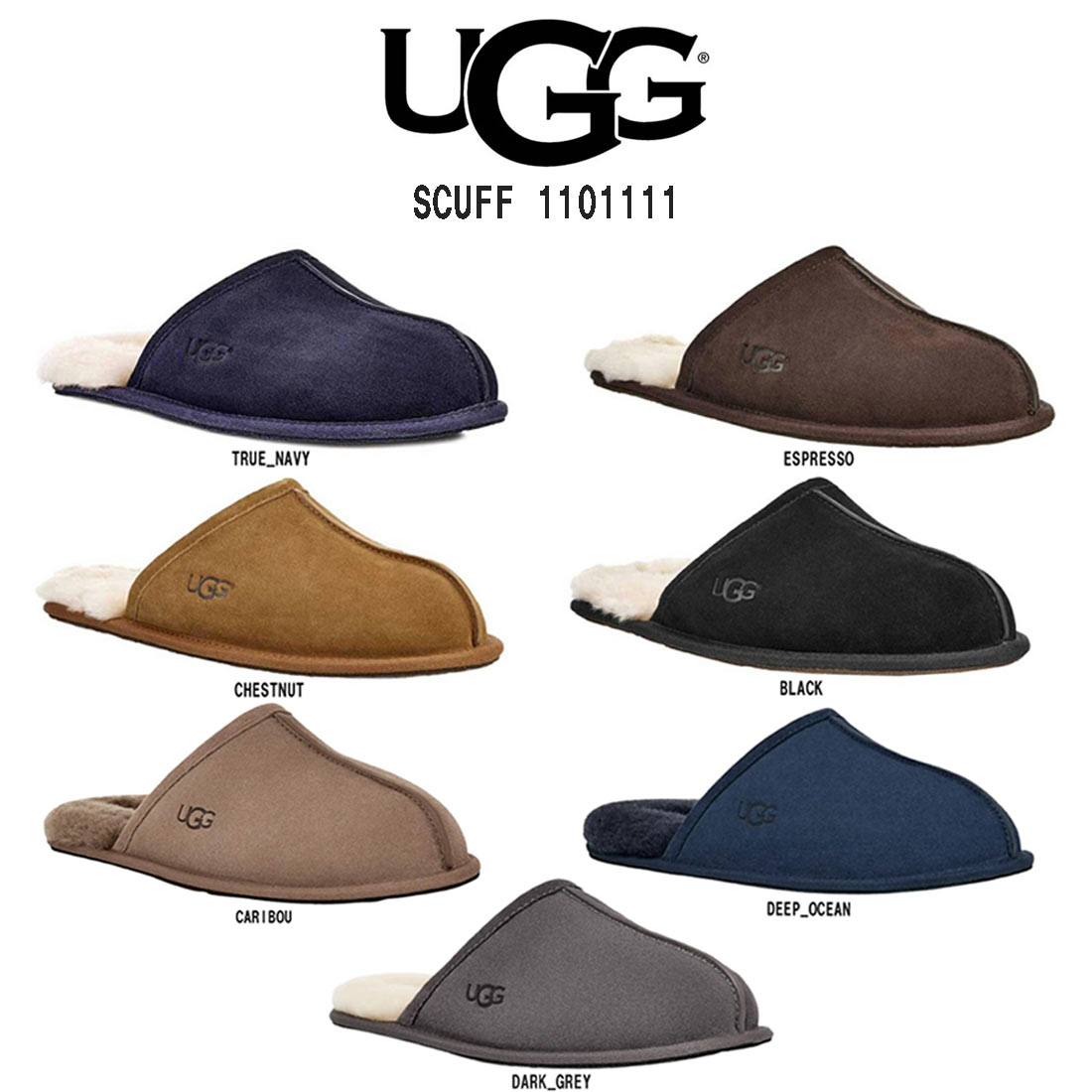 楽天市場】UGG(アグ)メンズ スカッフ スリッパ ルームシューズ