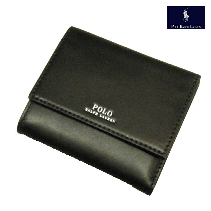楽天市場】ラルフローレン 財布 レザーウォレット POLOロゴ 3つ折り革