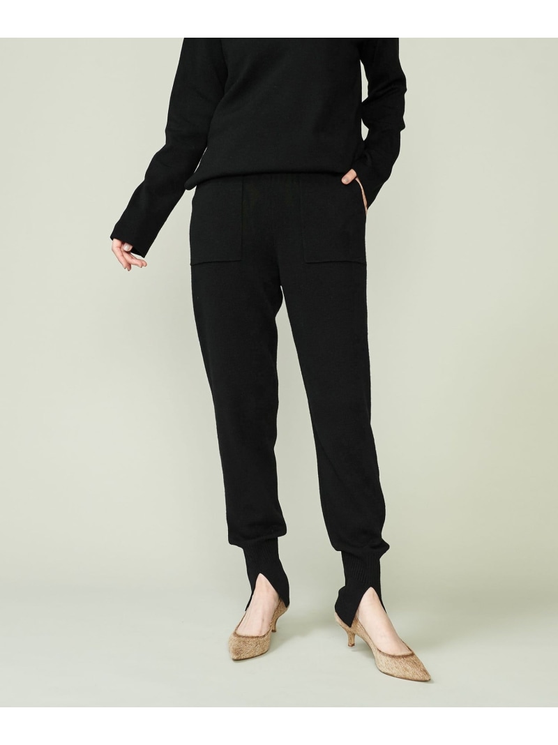 楽天市場】＜conte＞ウール スリット ニットパンツ conte ユナイテッド