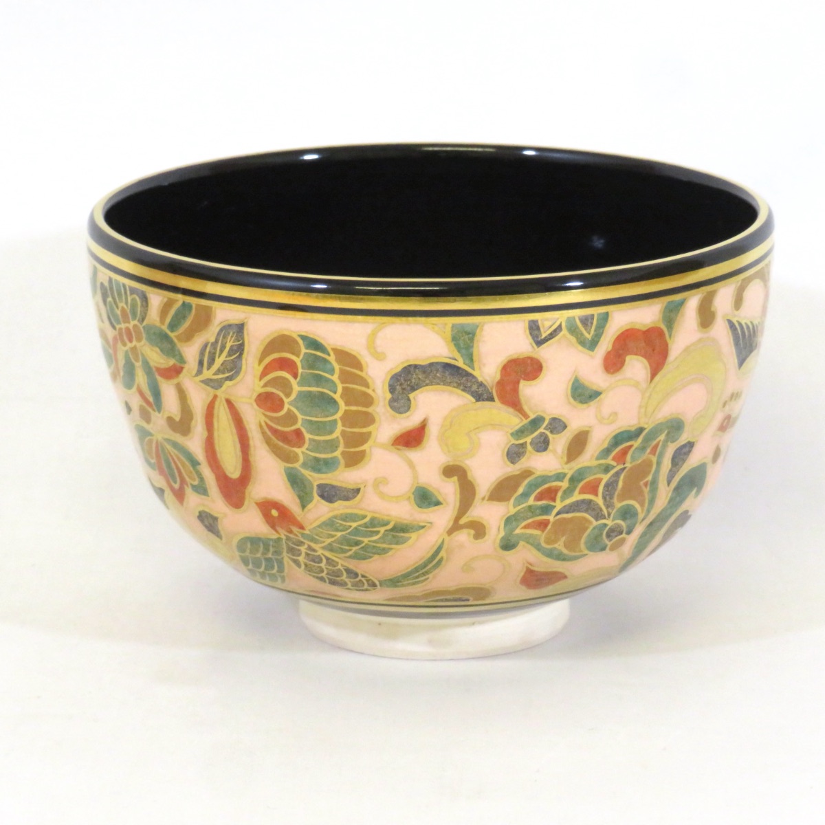 Pan茶道具 平安 宮川香雲作 絵唐津 数茶碗 九客 共箱 M 5833A Pan