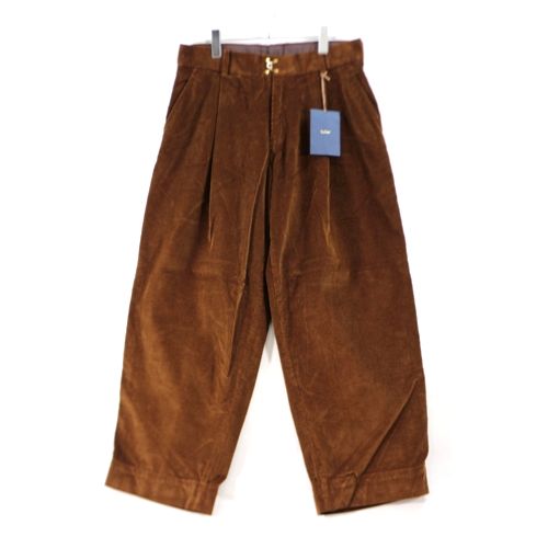 楽天市場】Kolor カラー 22AW コーデュロイパンツ 2 ブラウン 【中古