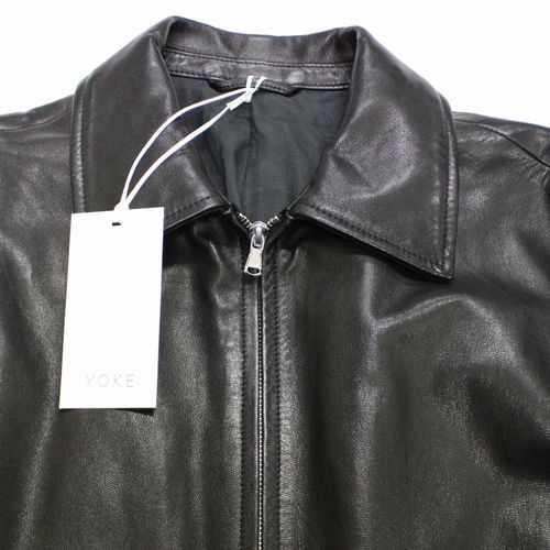 楽天市場】YOKE ヨーク 23SS GOAT LEATHER ZIP BLOUSON ボートレザー