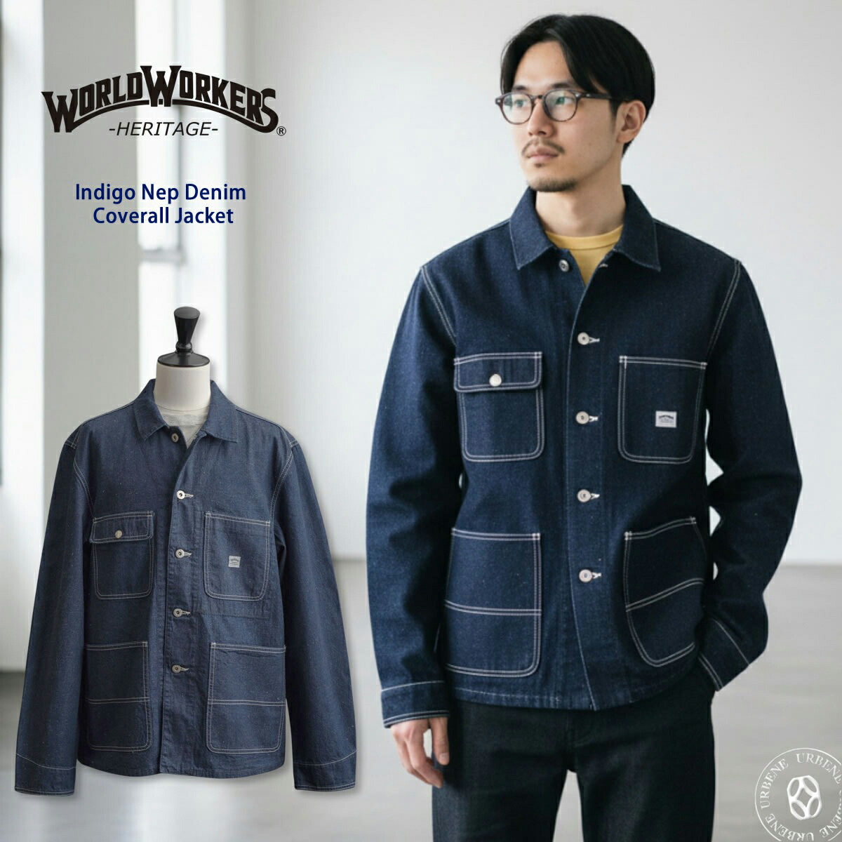 楽天市場】BIG JOHN World Workers インディゴネップ デニム