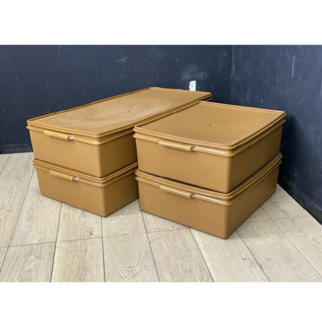 楽天市場】TUPPERWARE タッパーウェア 衣装ケース 4点セット 【中古