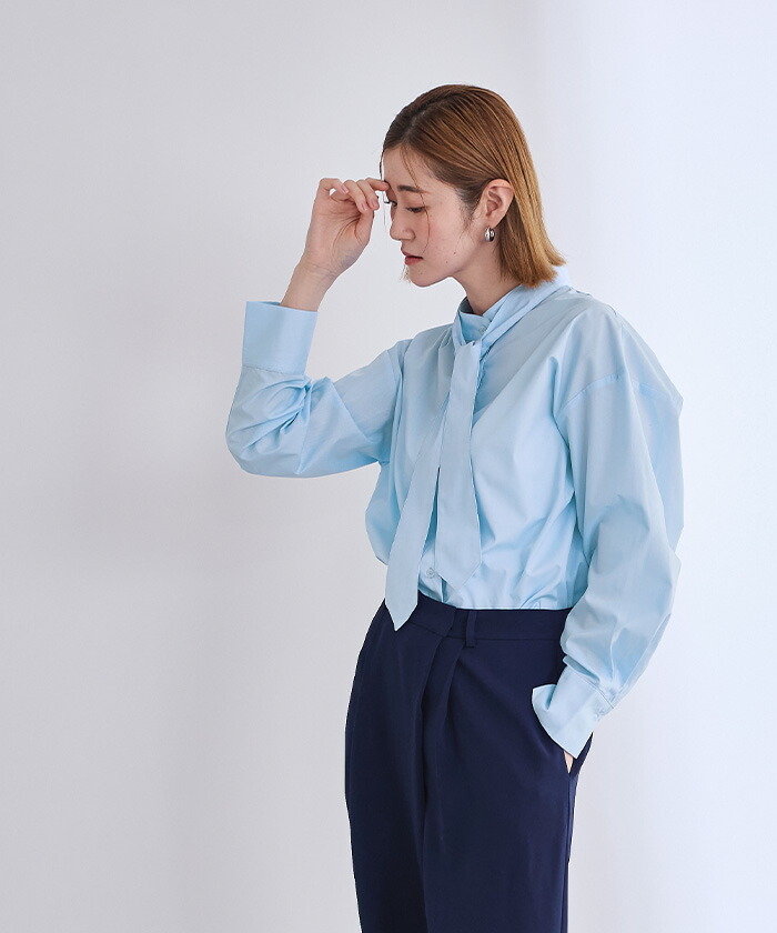 楽天市場】2wayネクタイ/ボウタイシャツ トップス レディース シャツ