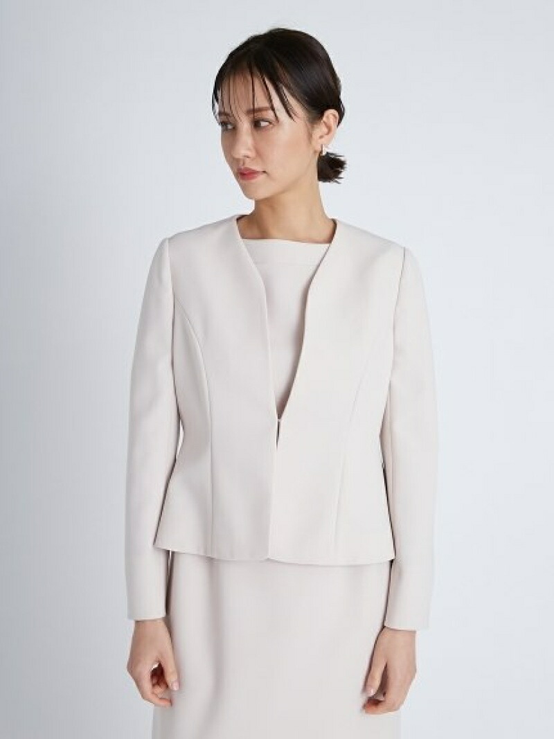 楽天市場】【SALE／50%OFF】ノーカラーペプラムジャケット CELFORD