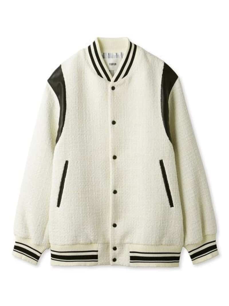 楽天市場】【SALE／20%OFF】バイカラーツイードスタジャン FURFUR