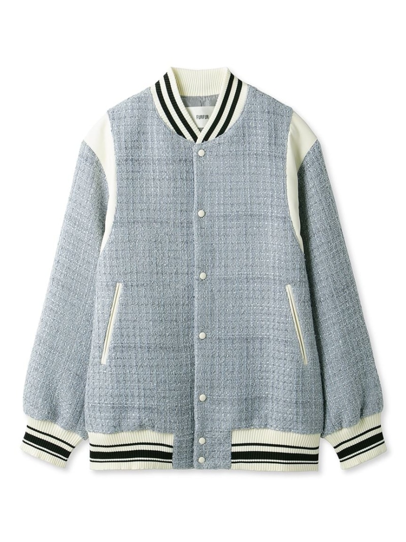 楽天市場】【SALE／20%OFF】バイカラーツイードスタジャン FURFUR
