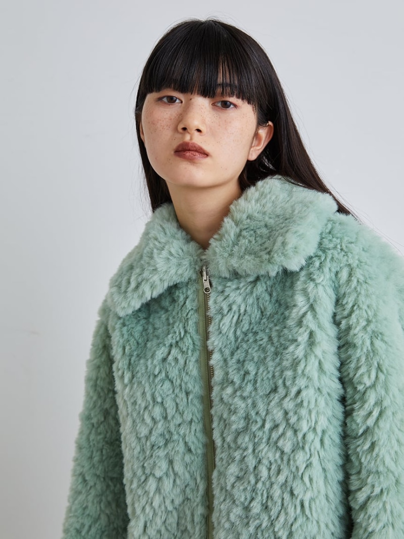 楽天市場】【限定カラー】エコファーリバーシブルブルゾン FURFUR