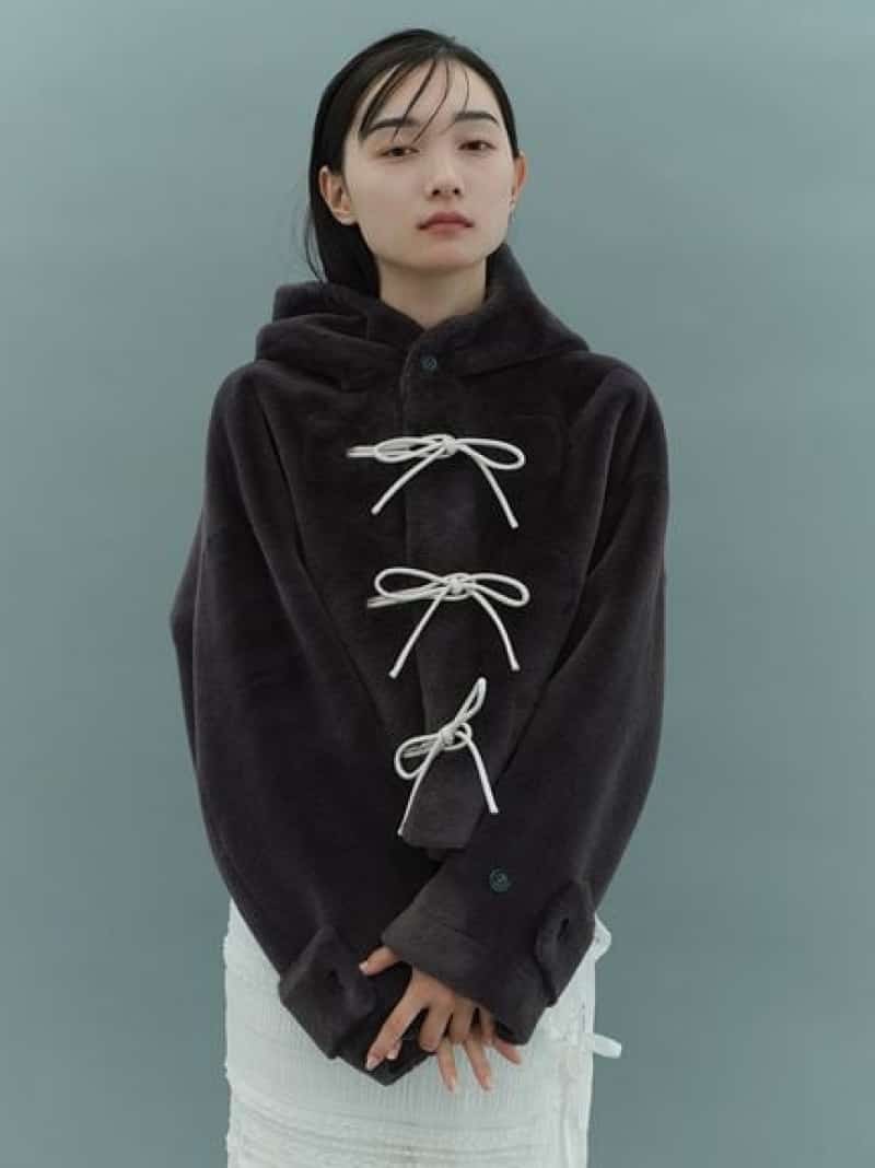 楽天市場】リボンショートダッフルコート FURFUR ファーファー