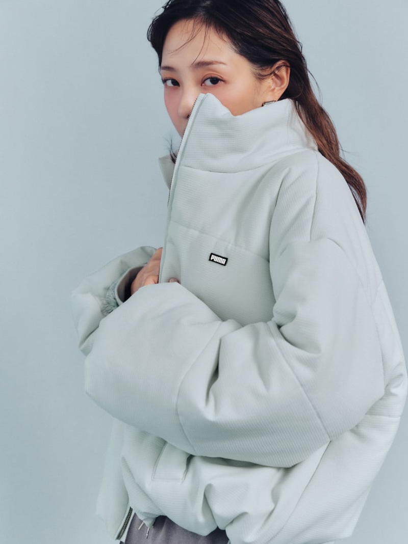 楽天市場】【SALE／40%OFF】【SNIDEL×PUMA】中綿ショートブルゾン