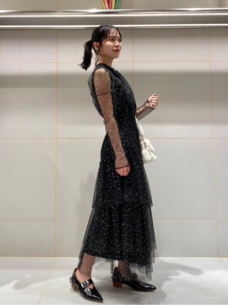 楽天市場】【限定サイズ】ラメチュールドレス FURFUR ファーファー