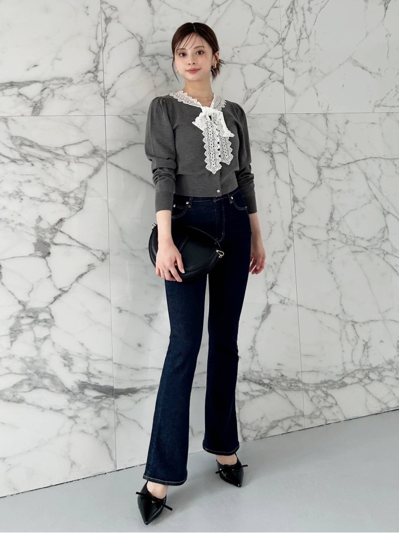 楽天市場】【STYLEUPPANTS】ハイウエストフレア SNIDEL スナイデル