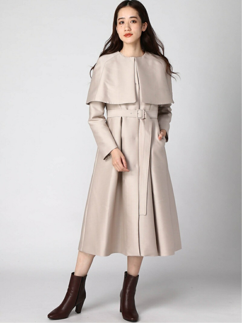 楽天市場】【SALE／40%OFF】シルクウールケープ付きコート CELFORD