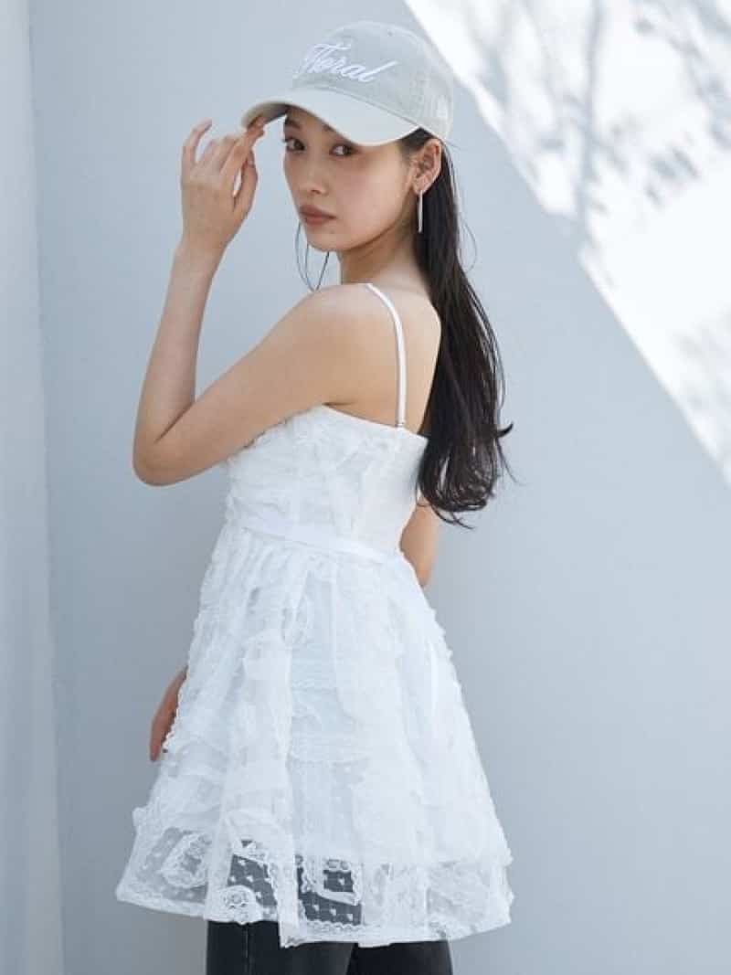 楽天市場】【SALE／50%OFF】チュールペプラムブラウス SNIDEL