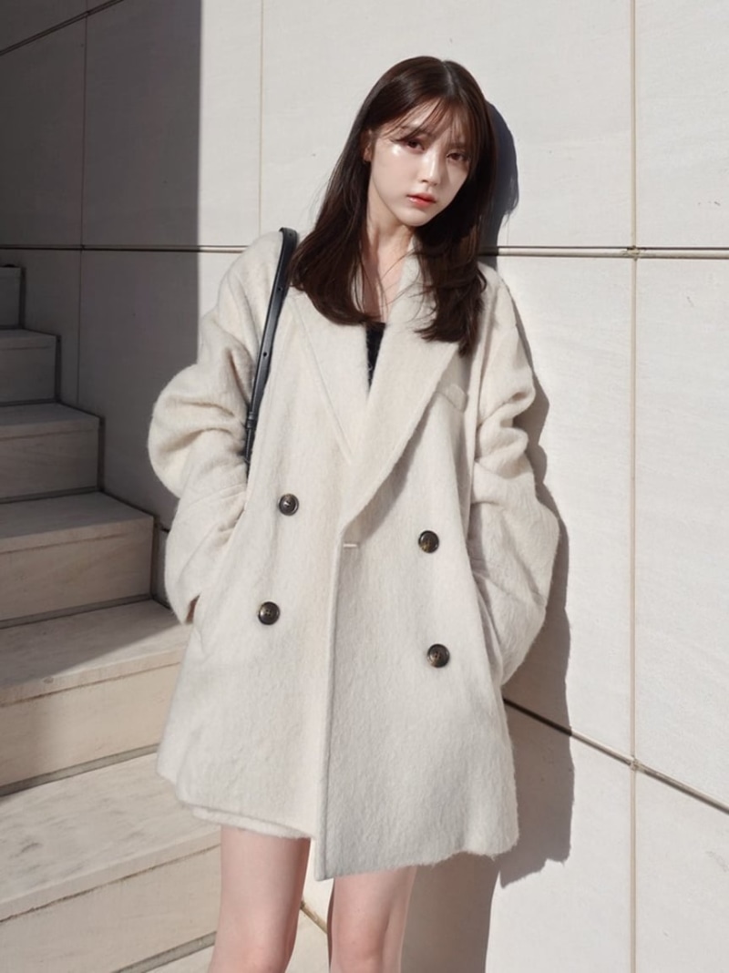 楽天市場】【SALE／50%OFF】オーバーサイズウールシャギージャコット