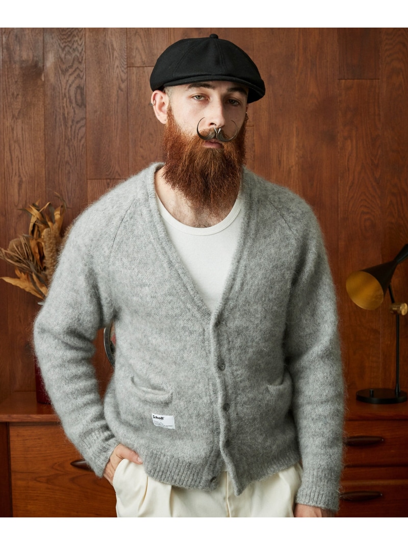 楽天市場】MOHAIR KNIT CARDIGAN/モヘアニット カーディガン Schott