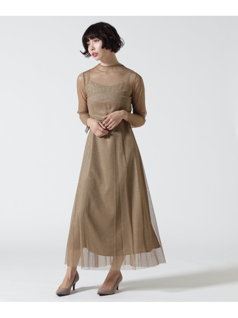 楽天市場】kaene(カエン) ラメチュールメロウワンピース/100535 B'2nd