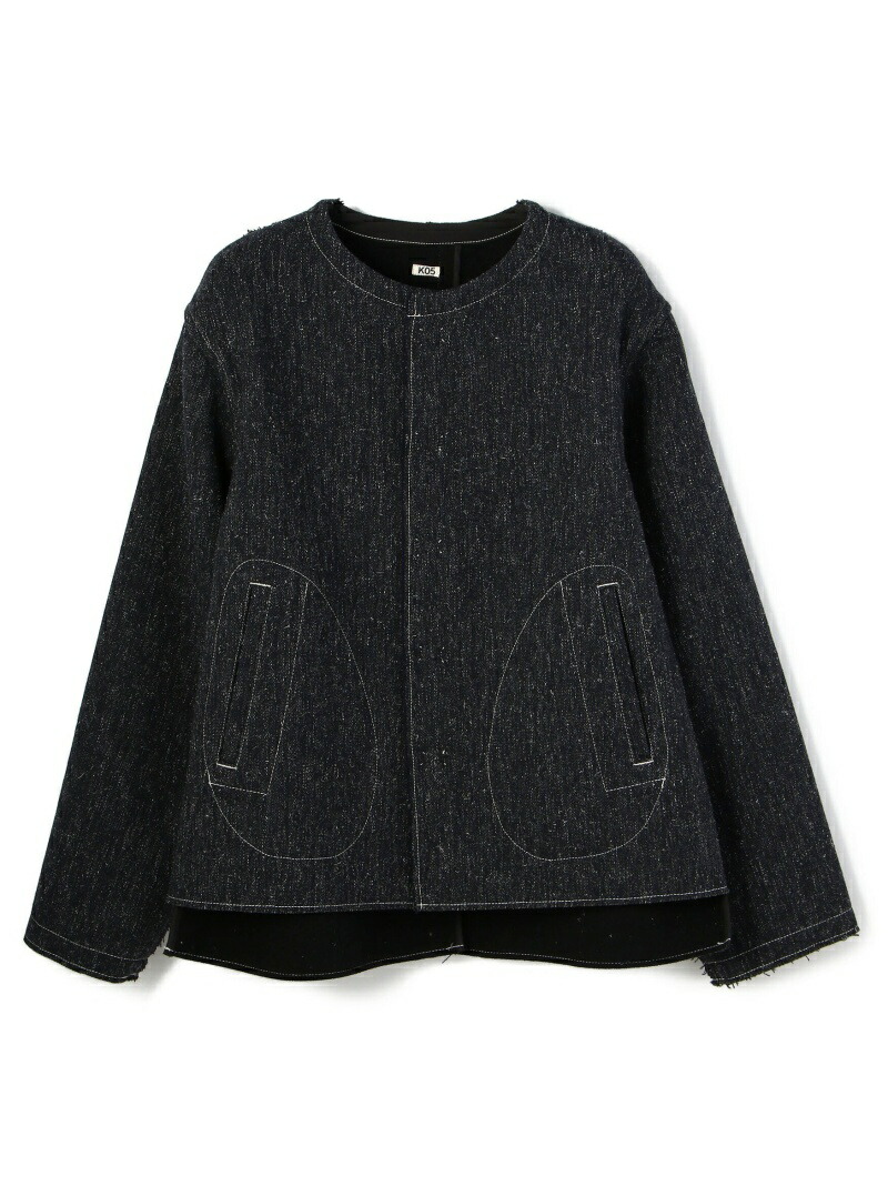 楽天市場】【SALE／30%OFF】KHOKI/コッキ/H NO COLLAR JACKET/ノー