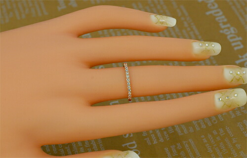 楽天市場】【選べる地金】ダイヤモンド ハーフエタニティ リング K10WG