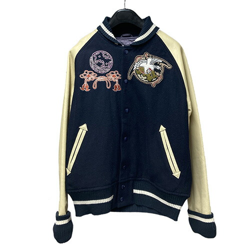 楽天市場】タケオキクチ スタジャン TK ドラゴン 龍 鶴 桜 和柄 レザー