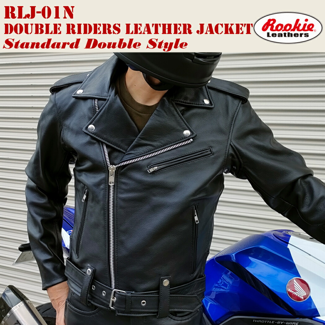 楽天市場】ルーキー ライダース レザージャケット ROOKIE RLJ-01N