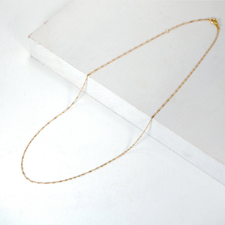 楽天市場】【楽天1位】チェーン k18 スクリューチェーン 18金 日本製