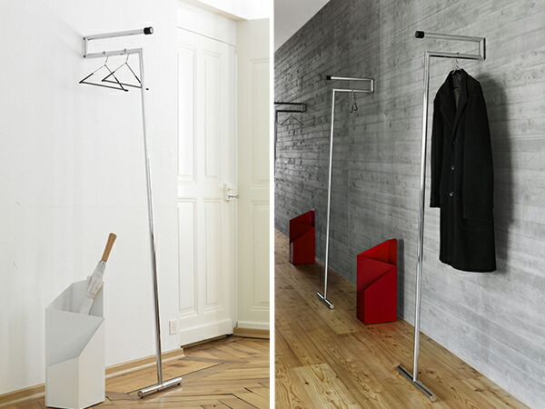 楽天市場】コートハンガー スチール ラック 壁 玄関 収納 おしゃれ 省