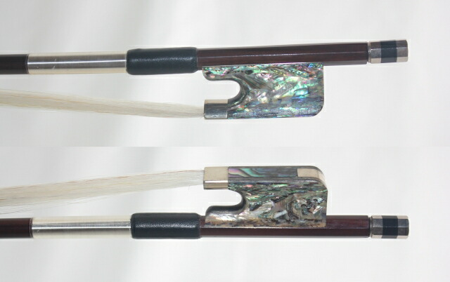 楽天市場】チェロ弓 フェルナンブコ棹、シェル・フロッグ、シルバー