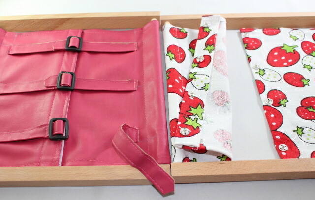 楽天市場】モンテッソーリ 着衣枠 12個セット ♪スタンド付き