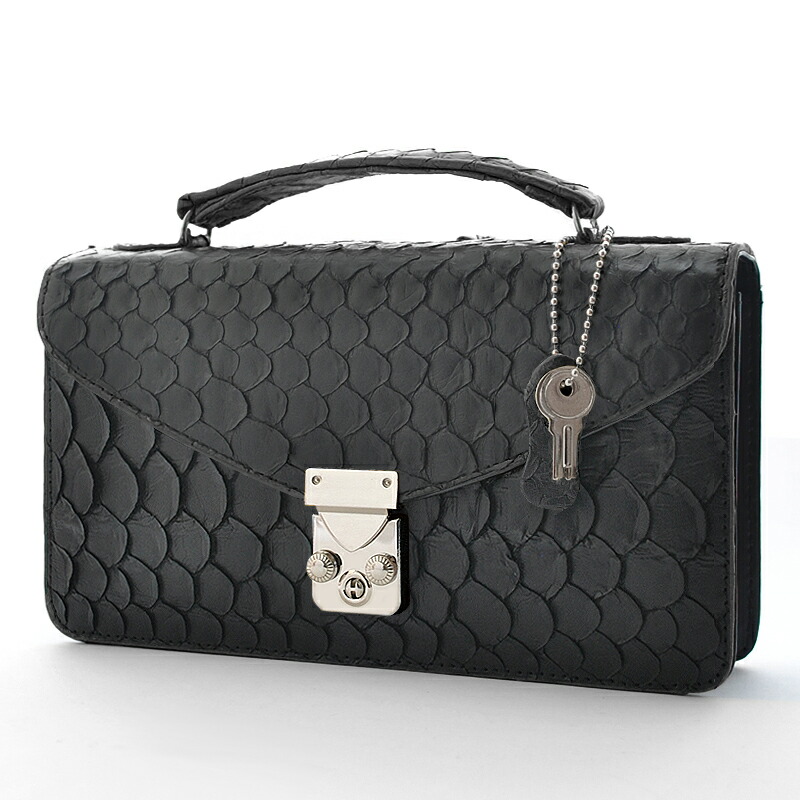 楽天市場】セカンドバッグ 財布付き セカンドバック パイソン 長財布