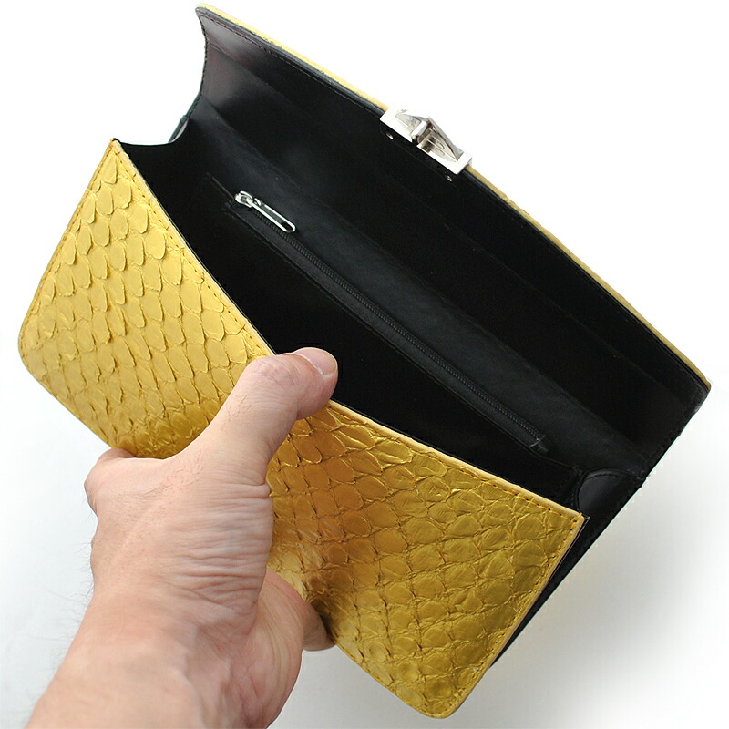 楽天市場】セカンドバッグ 財布付き セカンドバック パイソン 長財布