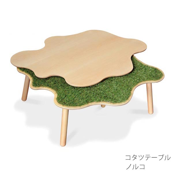 楽天市場】高松辰雄 ノルコこたつテーブル 幅110 奥行90 高さ38 天然木