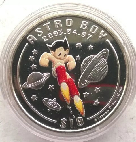 鉄腕アトム10ドル銀貨 】 銀貨セットSILVA 925 鉄腕アトム10ドル銀貨