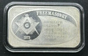 楽天市場】1973年 フリーメイソンリー US シルバー コーポレーション