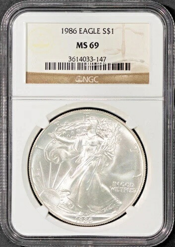 楽天市場】1ドル 銀貨 1986の通販