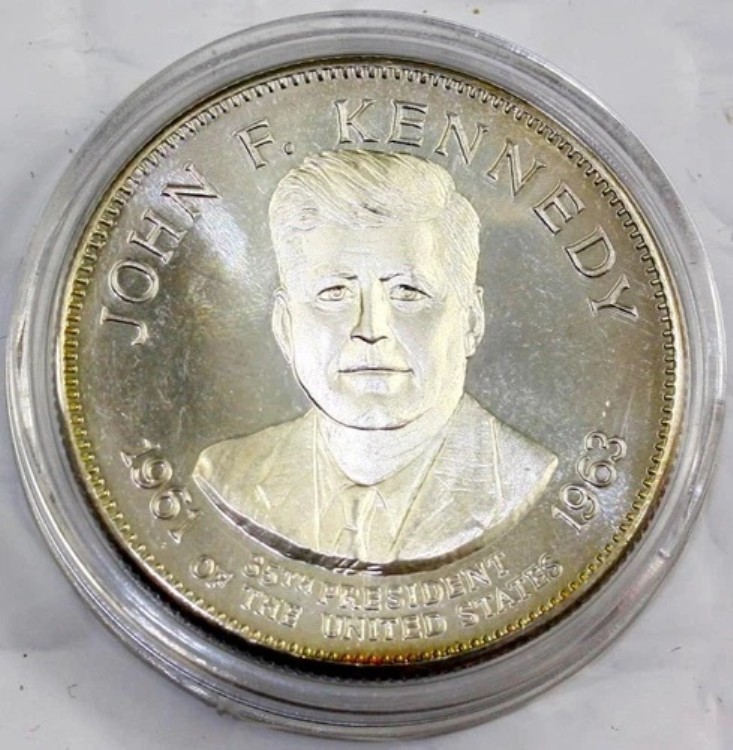 楽天市場】1970年 アメリカ大統領 ジョン・F・ケネディ プルーフ 925