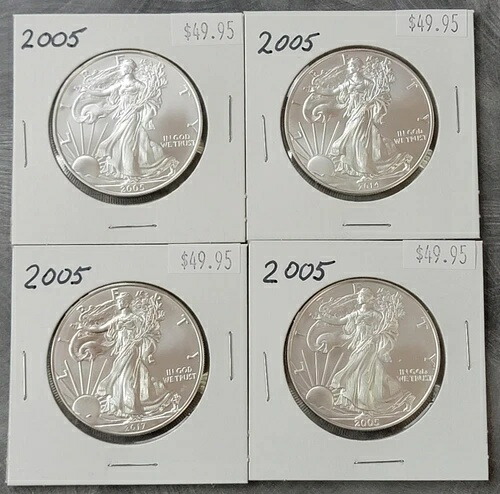 楽天市場】2005年 アメリカン シルバー イーグル BU 1オンス コイン US
