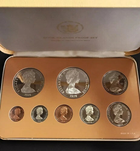 楽天市場】クック諸島 1978年 プルーフセット フランクリンミント