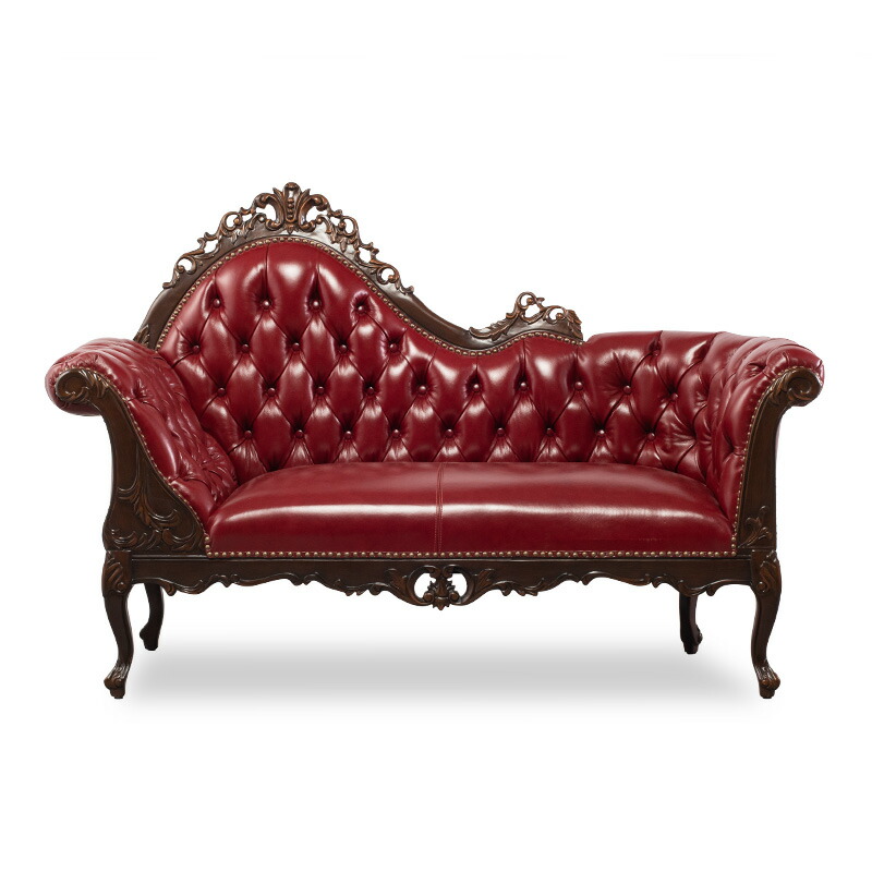 楽天市場】ロココ調家具 本革ソファ ソファー カウチソファ