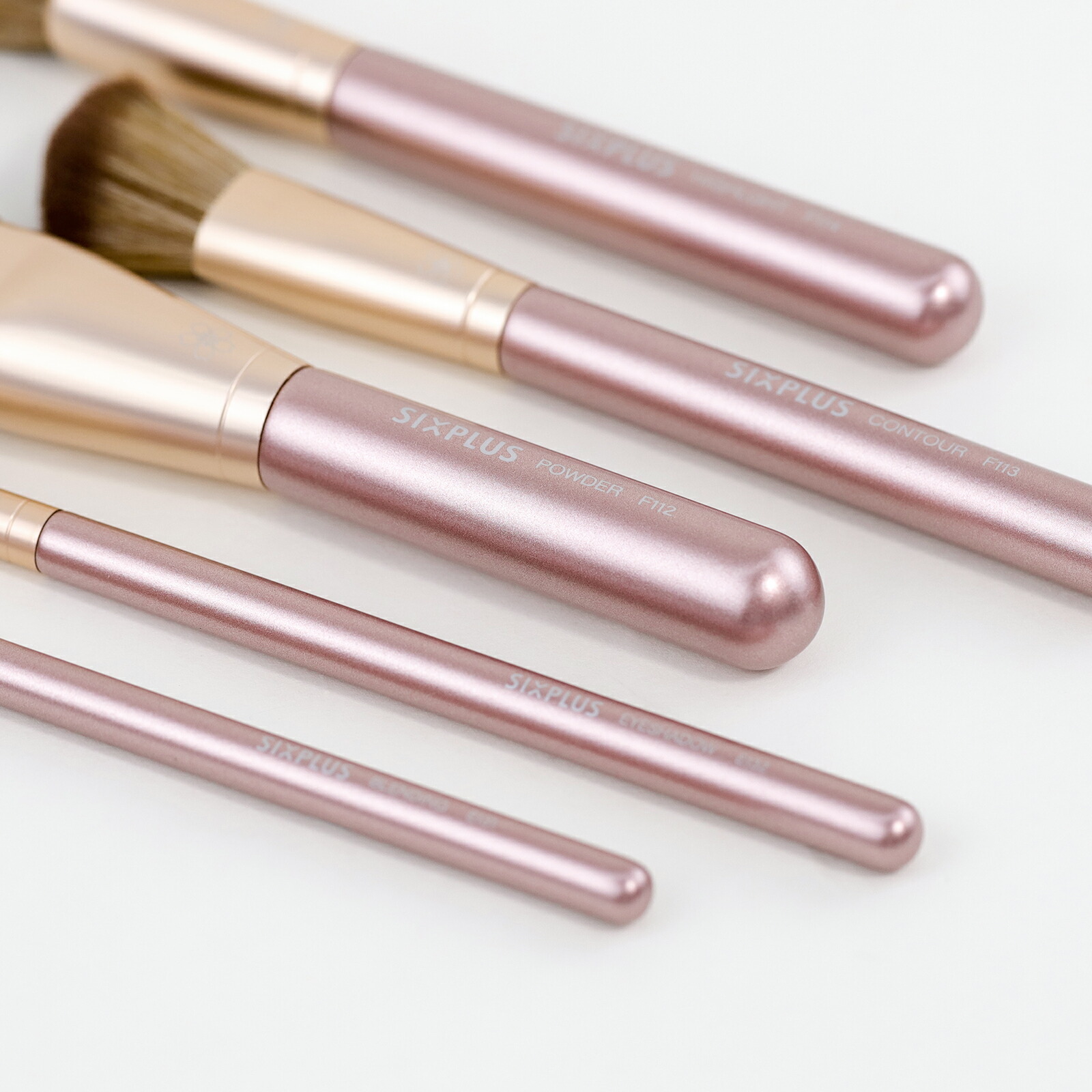 楽天市場】SIXPLUS メイクブラシ ブラック8本セット Dawnシリーズ