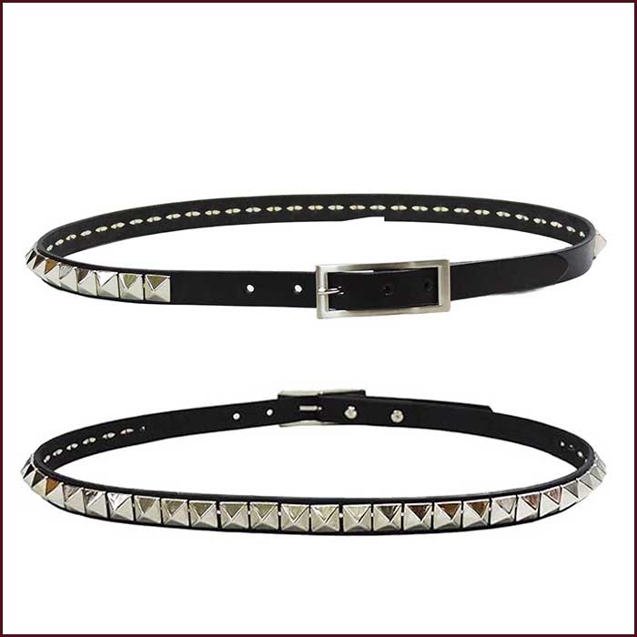楽天市場】スタッズベルト メンズ レディース 角鋲 ピラミッドスタッズ