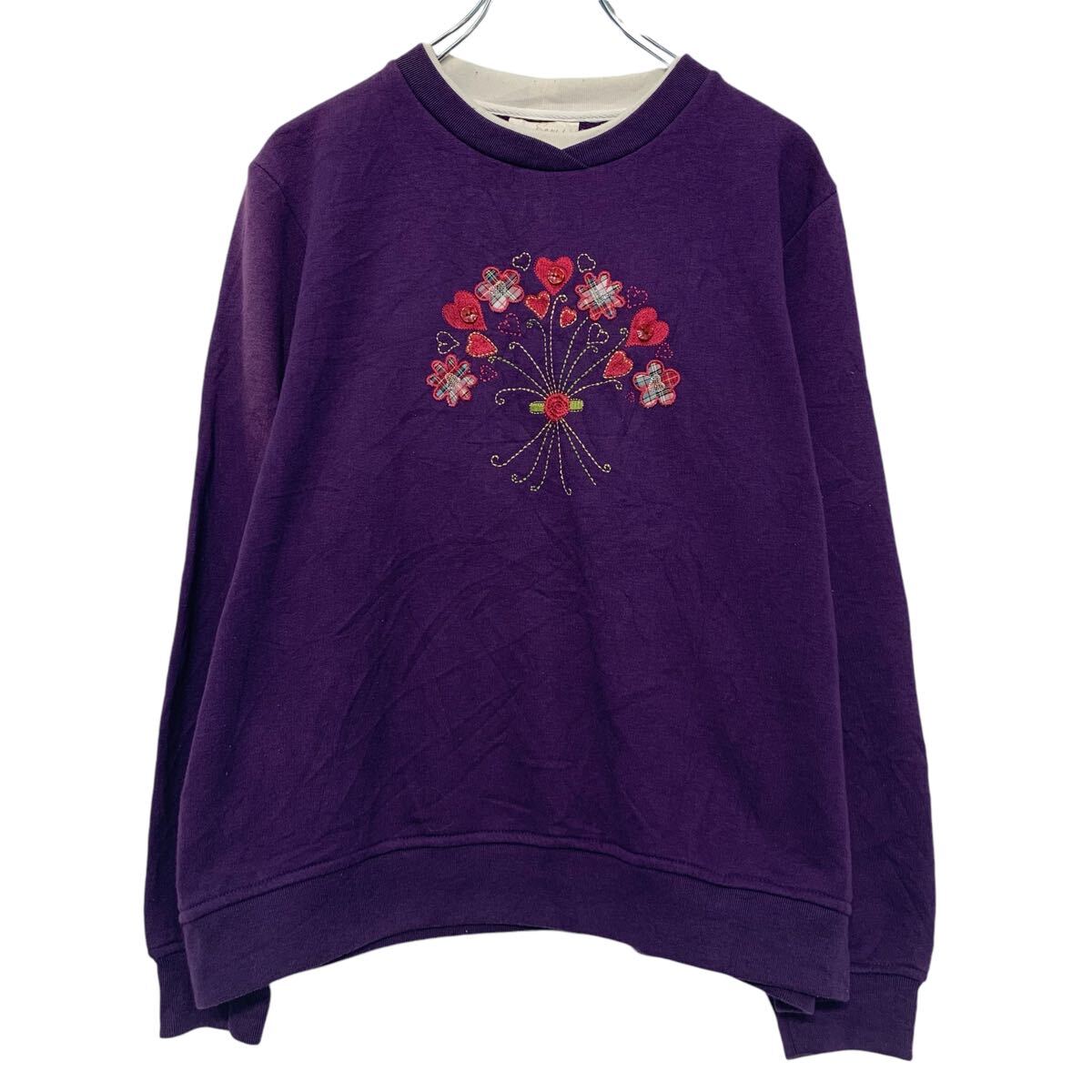 楽天市場】【中古】【古着】 ロゴ スウェット トレーナー L レディース